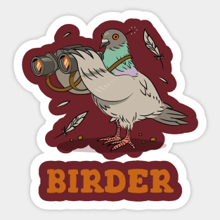 Birder Sticker